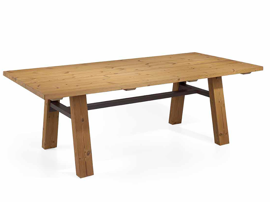 mesa de comedor para exterior madera termofusionada
